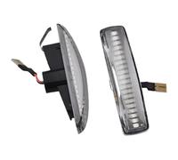 MKKHUYLBCM Rearview Mirror Indicator Lamp For L&and For R&over For FreeL&ander 2 For Discovery 3 4 For R&over Sport LED Blinker Side Marker Turn Signal Light(Dynamic Crystal)