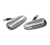MKKHUYLBCM Rearview Mirror Indicator Lamp For O&pel For Zafira A 99-05 For Astra G 98-09 Signal Led Side Marker Light 12V Panel Lamp Dynamic Turn Signal(Dynamic Crystal Type)