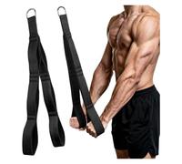 MKLHAVB 3 Grip Lengths Tricep Rope Cable Attachment, Heavy Duty Fitness Rope for Tricep Push Downs & Cable Overhead Presses
