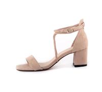 MKLHAVB 5cm Low Heels Velvet Stripe Ankle Strap Sandals Office Pumps Thick High Heels Red Wedding Shoes(Color 01,35)