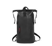 MKLHAVB Dry Bag 25L 30L Swimming Bag Dry PVC Backpack Waterproof Bucket Sack Large River Trekking Bags Rafting Outdoor Travel Storage Handbag(30L Black)