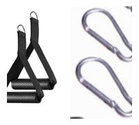 MKLHAVB Triceps Lowering Rope Face Pull Handles Push Pull Down Cord For Biceps Back Shoulder Triceps Fitness Tension Rope Gym Accessory
