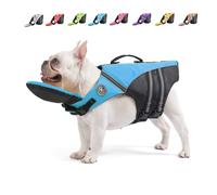 Mklhgty - Life Vest for Dogs, Reflective Life Vest for Dogs with Removable Neck Float, High Buoyancy for Swimming and