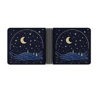 MKLYR Wallet, Graffiti Outside The Star Printed Leather Money Clip Mens Wallet,Extra Capacity Slim Bifold Wallet,Security Wallet,Thin & Stylish, Gift For Men, Graffiti Outside the Star, One Size