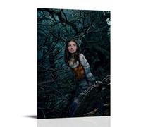 MKLYUA Anna KendrickPoster Canvas Classic Decoration Waterproof Fading Mural Art Universal Decoration Painting Give Friend Teacher Gift16x24inch(40x60cm) Frame-style