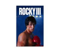 MKLYUA HITOTO Rocky Balboa Vs ApolloPoster Canvas Classic Decoration Waterproof Fading Mural Art Universal Decoration Painting Give Friend Teacher Gift12x18inch(30x45cm) Unframe-style