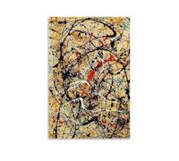 MKLYUA Jackson PollockPoster Canvas Classic Decoration Waterproof Fading Mural Art Universal Decoration Painting Give Friend Teacher Gift24x36inch(60x90cm) Unframe-style