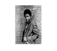 MKLYUA James BrownPoster Canvas Classic Decoration Waterproof Fading Mural Art Universal Decoration Painting Give Friend Teacher Gift20x30inch(50x75cm) Unframe-style