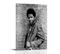 MKLYUA James BrownPoster Canvas Classic Decoration Waterproof Fading Mural Art Universal Decoration Painting Give Friend Teacher Gift20x30inch(50x75cm) Frame-style