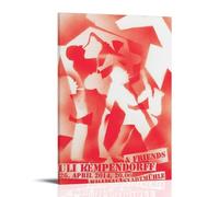 MKLYUA Jazz Music FestPoster Canvas Classic Decoration Waterproof Fading Mural Art Universal Decoration Painting Give Friend Teacher Gift08x12inch(20x30cm) Frame-style