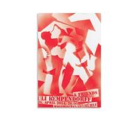 MKLYUA Jazz Music FestPoster Canvas Classic Decoration Waterproof Fading Mural Art Universal Decoration Painting Give Friend Teacher Gift20x30inch(50x75cm) Unframe-style