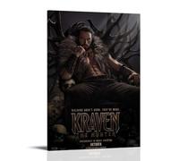 MKLYUA Kraven The HunterPoster Canvas Classic Decoration Waterproof Fading Mural Art Universal Decoration Painting Give Friend Teacher Gift08x12inch(20x30cm) Frame-style
