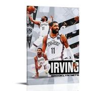 MKLYUA Kyrie IrvingPoster Canvas Classic Decoration Waterproof Fading Mural Art Universal Decoration Painting Give Friend Teacher Gift16x24inch(40x60cm) Frame-style