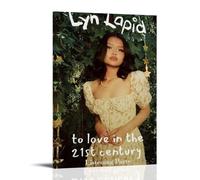 MKLYUA Lyn Lapid To Love in The 21st CenturyPoster Canvas Classic Decoration Waterproof Fading Mural Art Universal Decoration Painting Give Friend Teacher Gift24x36inch(60x90cm) Frame-style