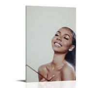 MKLYUA Mariah The Scientist Ry Ry WorldPoster Canvas Classic Decoration Waterproof Fading Mural Art Universal Decoration Painting Give Friend Teacher Gift08x12inch(20x30cm) Frame-style