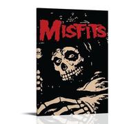 MKLYUA MisfitsPoster Canvas Classic Decoration Waterproof Fading Mural Art Universal Decoration Painting Give Friend Teacher Gift20x30inch(50x75cm) Frame-style