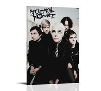 MKLYUA My Chemical RomancePoster Canvas Classic Decoration Waterproof Fading Mural Art Universal Decoration Painting Give Friend Teacher Gift16x24inch(40x60cm) Frame-style
