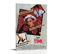 MKLYUA Pretty in PinkPoster Canvas Classic Decoration Waterproof Fading Mural Art Universal Decoration Painting Give Friend Teacher Gift12x18inch(30x45cm) Frame-style