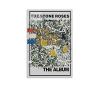 MKLYUA The Stone Roses-the Stone RosesPoster Canvas Classic Decoration Waterproof Fading Mural Art Universal Decoration Painting Give Friend Teacher Gift12x18inch(30x45cm) Unframe-style