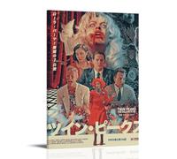 MKLYUA Twin Peaks Fire Walk with MePoster Canvas Classic Decoration Waterproof Fading Mural Art Universal Decoration Painting Give Friend Teacher Gift16x24inch(40x60cm) Frame-style