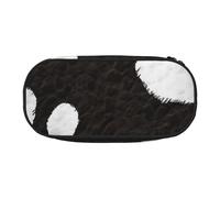 MKNAZ Bear Tracks Printed Pencil Case & Makeup Pouch Oxford Fabric Stationery Pouch Unisex Pencil Box for School/Office/Travel
