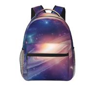 MKNAZ Universe Galaxy Outer Space Printed Printed School Backpack Bookbag for Girls Boys Travel Laptop Backpack for School Hiking Camping Work