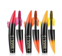 MKNZOME 3pcs Colored Mascara Set, Colorful Pink Orange Purple, Waterproof Long Lasting Thick Volume Eye Lash Make Up Gift for Women Girls