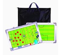 MKNZOME Magnetic Portable Football Coaching Board, Soccer Training Pro Double-Sided White Board Basketball Coaches Board Hanging Competition Teaching Command Winning Strategy Board with Marker