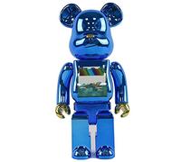 MKOLKGNE Bearbricks,400％ Violent Bear Building Blocks Bear Tide Play Figurine Model Handmade Collectible Statue 28cm/11in