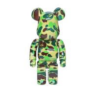 MKOLKGNE Camouflage Green Be@rbrick 400% Violent Bear Sculpture Doll Children's Birthday Gift Home Decoration Series