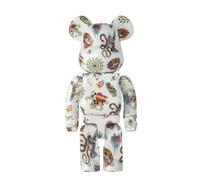 MKOLKGNE Tattoo Pattern Be@rbrick400%Violent Bear Building Blocks Bear Home Decoration Series Toys Children's Birthday Gifts