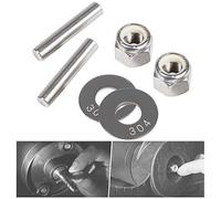 MKP-34 Prop & Nut Kit E Perfectly Fits for Minn Kota Trolling Motor MKP-33 MKP-38 Propellers, Including Prop Nuts & Washers 1865019