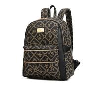 MKP COLLECTION Women Fashion Backpack Purse Multi Pockets Anti-Theft Rucksack Travel Shoulder Bag Handbag Set 2pcs, Black/Black-n, Medium