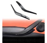 MKptopia 2 x Car Interior Door Handles ABS Left and Right Interior Panel Cover for Armrest Compatible with B-MW X1 E84 2010-2016 Carbon Fiber