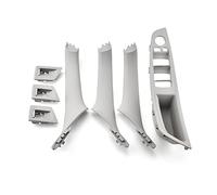 MKptopia 7 Pieces RHD Grey Car Interior Door Handle Compatible with B-MW 5 Series F10 F11 520d 525d 530d 535i Interior Panel Handle Adjustment Cover