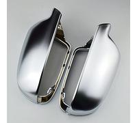 MKptopia Automotive Exterior Mirrors, Matt Chrome Mirror Cover Rearview Side Mirror Cap S Line Compatible with Au-di A3 A4 A5 B8.5 B8K