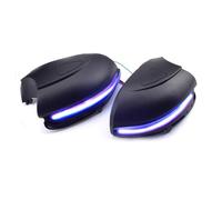 MKptopia Dynamic Turn Signal Compatible with Golf MK6 GTI 6 R line VI R20 LED Turn Signal Light Compatible with Tou-ran GTD Side Mirror Indicator Compatible with VW-No Holes(Yellow+Blue)