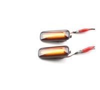 MKptopia LED Dynamic Side Marker Turn Signal Light Side Marker Fender Turn Signal Sequential Compatible with Hon-da Civic(EJ.EK.EL) Domani(MB) CRV Prelude 1995-1999-Black