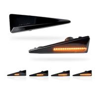 MKptopia Side Marker Turn Signal Indicator LED Dynamic Lights Compatible with Re-nault Me-gane MK2 CC E-space MK4 Scenic MK2 Wind Avan-time Th-alia