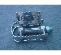 MKS BM 7 Aluminum Touring Bike Pedals 1 Pair 9/16 Silver New