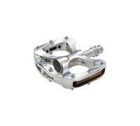 MKS Bicycle Cycle Bike Pretzel Flat Pedal Silver - 9/16 Inch