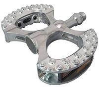 MKS Lambda Commuter: Wide platform, comfortable pedal for city commuting, Metallic