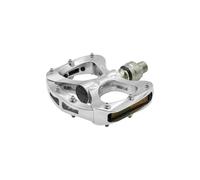 MKS Bicycle Cycle Bike Pretzel Flat Pedal Silver - 9/16 Inch