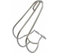 MKS Stainless Steel Cage Toe Clips Large Silver