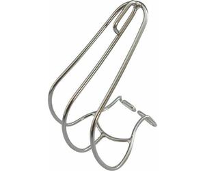 MKS Stainless Steel Cage Toe Clips Medium Silver