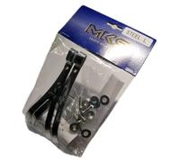 MKS Steel Toe Clips, Metallic, XL