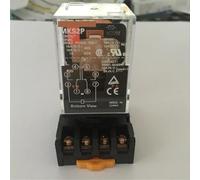 MKS2P AC 220V/110V/24V DC24V/12V/6V Power Relay 8-Pin 2NO 2NC 10A 250VAC DPDT With Base 1Set(MKS3P 11-Pin,AC110V)