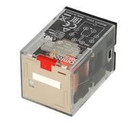 MKS2PI 24AC | MKS2PI AC24 | 376678 | OMRON RELAY, PLUG-IN, 8-PIN, DPDT, 10 A, MECH INDICATOR, TEST BUTTON, 24VAC