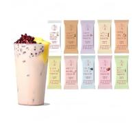 MKSDDF-20g*5 Packs Boba Tea Fruity Milk Tea Bubble Tea Kit Various Flavors Bubble Tea Syrup-Fruit Bubble Tea Kit Gift Box Instant Drinks (Strawberry flavor)