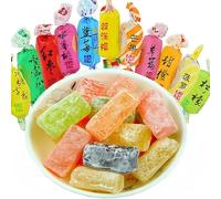 MKSDDF-250g Fruit Soft Candy Individual Packaging Gummy Candy Soft Fruit Wrapped Candy Various Flavors Candy Peach Candy Chinese Classic Candy Sorghum Sugar-No Gum Soft Candy-Mix and match